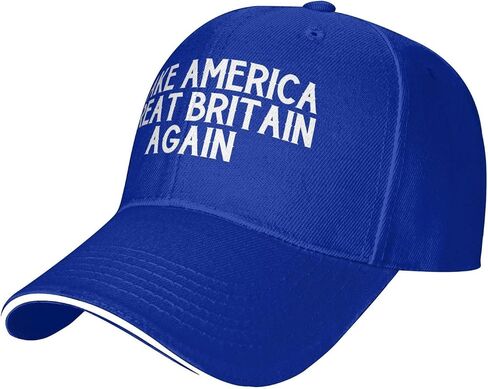 Make America Great Britain Again Classic Trucker Hat Men Women Low Profile Baseball Cap Dad Hats Adjustable,Black in Saudi Arabia