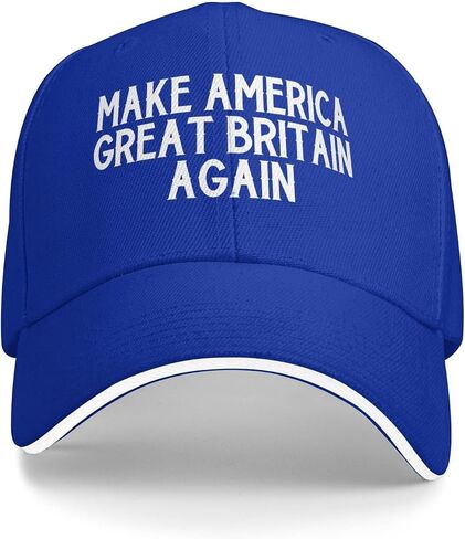 Make America Great Britain Again Classic Trucker Hat Men Women Low Profile Baseball Cap Dad Hats Adjustable,Black in Saudi Arabia