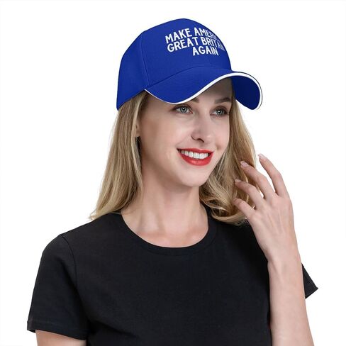 Make America Great Britain Again Classic Trucker Hat Men Women Low Profile Baseball Cap Dad Hats Adjustable,Black in Saudi Arabia