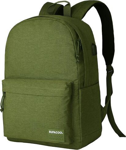 SUPACOOL Lightweight School Backpack with Pencil Pouch, Backpack for School Boys and Girls(Black backpack set) in Saudi Arabia