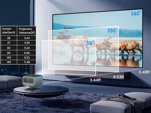 Miroir L810S Pro 1080P Smart LCD Projector in Saudi Arabia