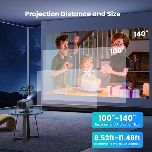 Miroir L810S Pro 1080P Smart LCD Projector in Saudi Arabia