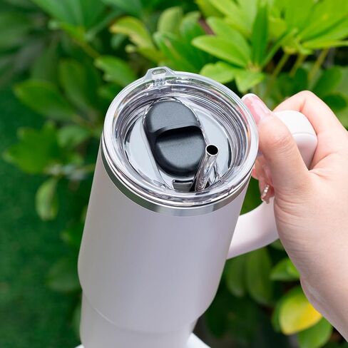 40oz Replacement Lid for Stanley Quencher, Stronghold Lid Spill Proof Splash Resistant Tumbler Lids for 40oz Stanley Cup Accessories in Kuwait