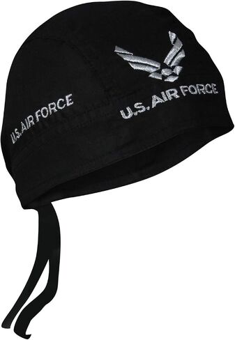 Rothco U.S. Air Force Headwrap, Black | USAF Logo Embroidered Head Cover in Saudi Arabia