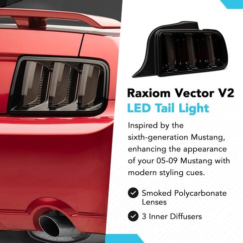Raxiom LED LED Tail Assembly تناسب جميع فورد موستانج 1999-2004 باستثناء 99-01 كوبرا in Kuwait