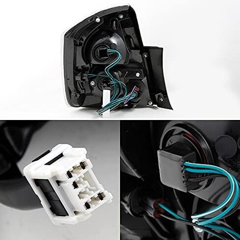 AKKON - For Nissan Sentra Base | S | SL | SR | SE-R Model Chrome Tail Light Brake Lamp Left + Right Replacement in Saudi Arabia