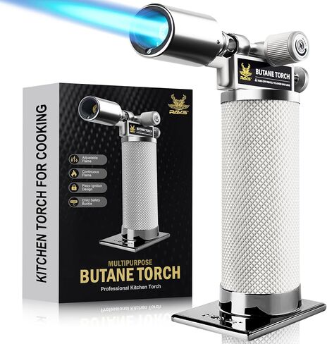 Torch Ravs Butane ، ولاعات Torch Torch المطبخ قابلة لإعادة ملء ، Torch Brulee Creme ، شعلة Blow للطبخ ، شعلة طهي شعلة الطعام للخبز ، الهدايا للنساء ، ولاعة الشعلة الوردية ، بوتان غير مشمولة in Saudi Arabia