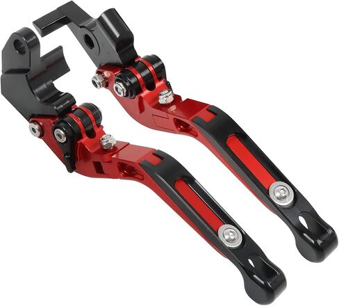 Motorcycle Foldable Brake Clutch Levers Adjustable Aluminum Handlebar Lever Replacement for BMW F900GS F900 GS 2024 2025 (red) in Saudi Arabia