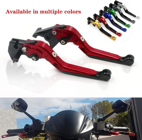 Motorcycle Foldable Brake Clutch Levers Adjustable Aluminum Handlebar Lever Replacement for BMW F900GS F900 GS 2024 2025 (red) in Saudi Arabia