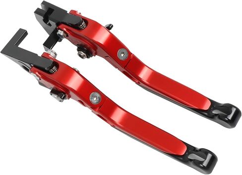 Motorcycle Foldable Brake Clutch Levers Adjustable Aluminum Handlebar Lever Replacement for BMW F900GS F900 GS 2024 2025 (red) in Saudi Arabia