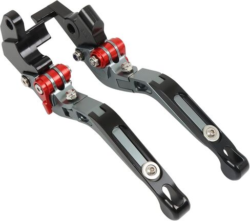 Motorcycle Foldable Brake Clutch Levers Adjustable Aluminum Handlebar Lever Replacement for BMW F900GS F900 GS 2024 2025 (red) in Saudi Arabia