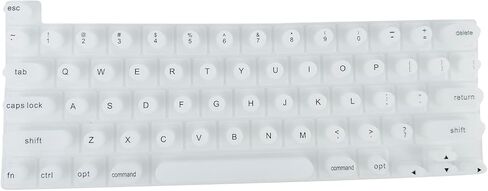 3D Ergonomic Silicone Keyboard Cover for Long Nails - Fashionable, Water-Resistant & Reusable Film, Perfect for Typing, Gaming & Protecting Nail Art on Laptops & MacBooks (Pink, Heart-Shaped) in Saudi Arabia
