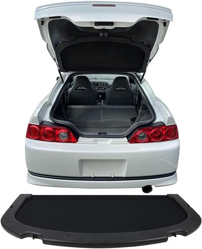 IKON MOTORSPORTS Cargo Cover Compatible with 2002-2006 Acura RSX, Factory Style Black Trunk Privacy Cover Luggage Cover, 2003 2004 2005 in Saudi Arabia