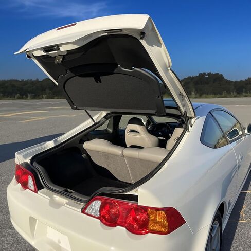 IKON MOTORSPORTS Cargo Cover Compatible with 2002-2006 Acura RSX, Factory Style Black Trunk Privacy Cover Luggage Cover, 2003 2004 2005 in Saudi Arabia