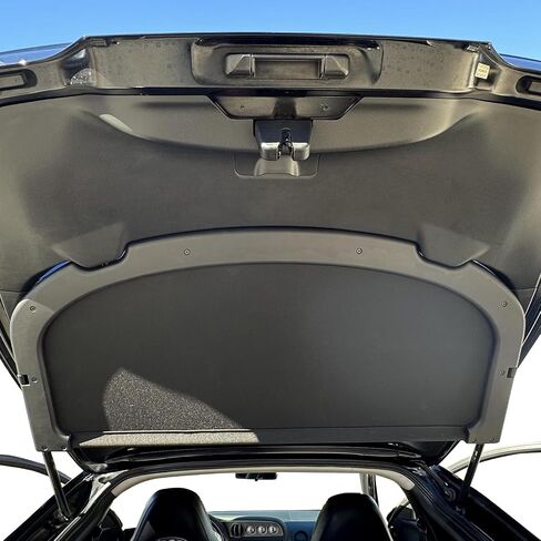 IKON MOTORSPORTS Cargo Cover Compatible with 2002-2006 Acura RSX, Factory Style Black Trunk Privacy Cover Luggage Cover, 2003 2004 2005 in Saudi Arabia