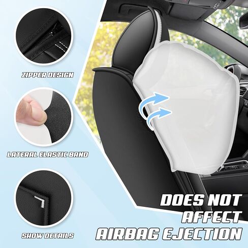 Car Seat Covers Fit for Land_Rover Range Rover evoque 2000-2025, Stylish Sport Seat Covers, Waterproof Wear-Resistant Premium Nappa Leather Car Seat Cover.(Full Set/Black Red) in Saudi Arabia