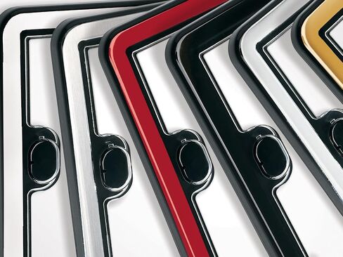 Weathertech Clearframe License Frame ، (بدون غطاء) - أسود in Saudi Arabia
