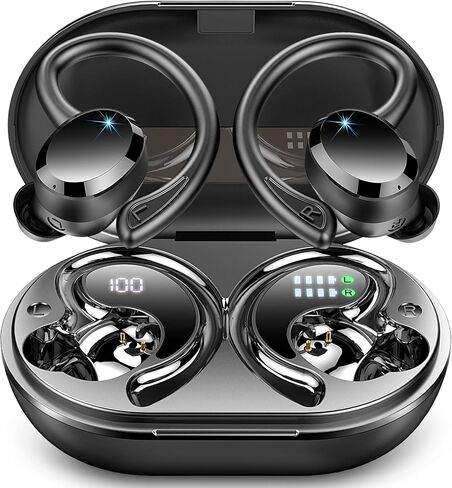 Wireless Earbud Bluetooth Ear Buds, LED Display IPX7 Waterproof in Saudi Arabia
