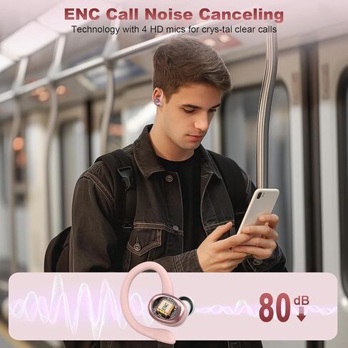 Wireless Earbud Bluetooth Ear Buds, LED Display IPX7 Waterproof in Saudi Arabia