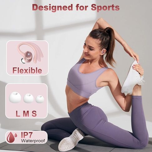 Wireless Earbud Bluetooth Ear Buds, LED Display IPX7 Waterproof in Saudi Arabia