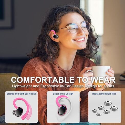 Wireless Earbud Bluetooth Ear Buds, LED Display IPX7 Waterproof in Saudi Arabia
