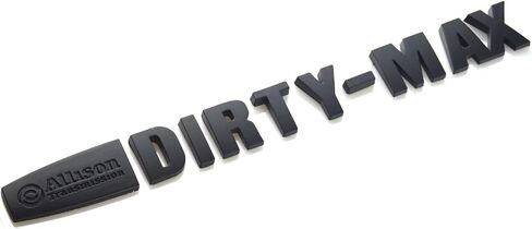 AIMOLL 1PCS DURAMAX Dirtymax Diesel Allison 14-16 LML Silverado 2500HD 3500HD شارات الشوارع (أسود/أحمر) in Kuwait