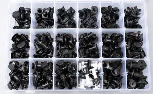 OAUTOO 180pcs for Honda & Acura Push-Type Retainer Clip Assortment Bumper Cover Fender Liner Cowl Panel Splash Shield Clips in Saudi Arabia