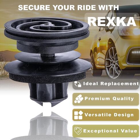 Rexka 10pcs Door Trim Panel Retainer Clips 3B0868243 for VW Golf Jetta GTI Passat 3B0-868-243 in Saudi Arabia