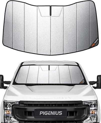 Windshield Sun Shade for Ford F-250/F-350/F-450/F-550/F-600 2017-2022 - HyperShield in Saudi Arabia