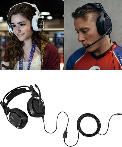 Replacement A40 Astro Headset Cord, A10 Headset Cord Volume Control Cable for Astro A10/A40/A40TR,Compatible with Xbox/PS5/PS4 Controller,6.5FT in Saudi Arabia