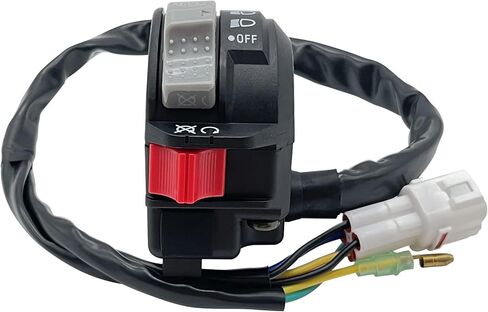 M MATI Left Handlebar Control Engine Run Off Headlight Switch for Yamaha Blaster 200 YFS200 2002-2006 5KJ-83975-09-00 in Saudi Arabia