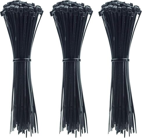 4 Inch Zip Ties (Tying Length 2.8"), 300pcs Nylon Cable Ties RED in Saudi Arabia