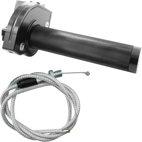 دراجة نارية من الخانق 22 ملم CNC الألومنيوم الكبل Twister Twister Throttle لـ CRF50 CRF70 70 110 70cc 110cc Irbis 125 250 in Saudi Arabia