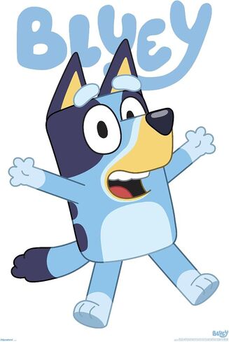 Trends International Bluey - Bluey Feature Series Wall Poster, 34L x 22.4W, Unframed Version in Saudi Arabia