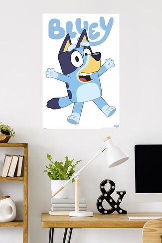 Trends International Bluey - Bluey Feature Series Wall Poster, 34L x 22.4W, Unframed Version in Saudi Arabia