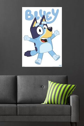 Trends International Bluey - Bluey Feature Series Wall Poster, 34L x 22.4W, Unframed Version in Saudi Arabia