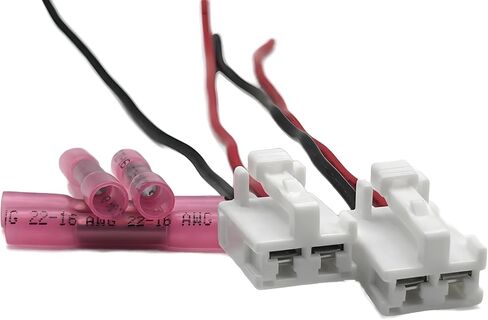 موصل محرك المنفاخ Pigtly الأسلاك تسخير متوافق مع تويوتا تاكوما (2005-2016) | استبدال 82998-12380 ، 90980-10916 2pcs in Saudi Arabia