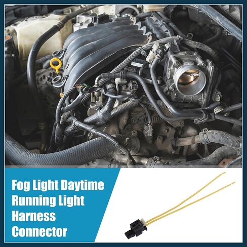 2pcs Fog Light Daytime Running Light Harness Connector for Mercedes Benz 2008-2019 2pin Automotive Parts in Saudi Arabia