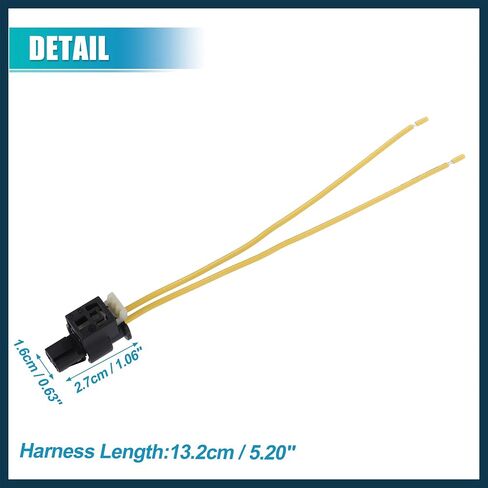 2pcs Fog Light Daytime Running Light Harness Connector for Mercedes Benz 2008-2019 2pin Automotive Parts in Saudi Arabia