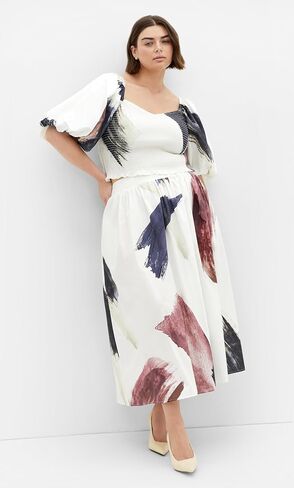 City Chic Women's Top-Amari Print in Saudi Arabia