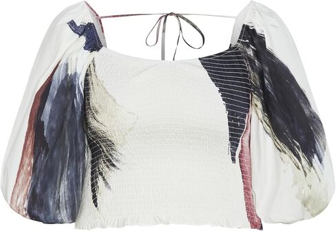 City Chic Women's Top-Amari Print in Saudi Arabia