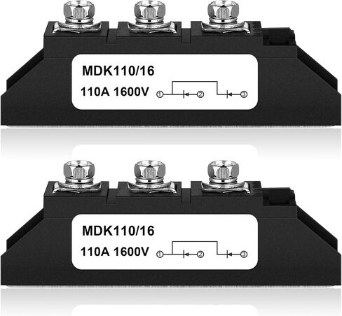 Yexiya MDK 110A (100A)-16 صمام ثنائي للطاقة الشمسية، تيار مستمر حجب الصمام الثنائي؛ صمام ثنائي أحادي الاتجاه في الخط، جهد ذروة الصمام الثنائي المضاد للعكس 1600 فولت نطاق الجهد الكهربي للاستخدام: تيار متردد (400VAC DC3-1000VDC، يشمل: 12VDC 24VDC in Kuwait