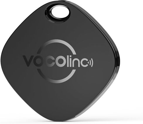 علامات VOCOlinc Air - 4 حزم، جهاز تعقب بلوتوث ذكي يعمل مع Apple Find My APP (iOS فقط، وليس لنظام Android)، محدد موقع العناصر للمفتاح، وحقائب الأمتعة، ومحافظ الحقائب، وحقيبة الظهر، وبطارية قابلة للاستبدال in Kuwait