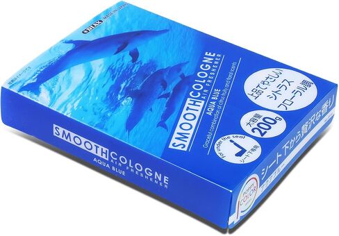Auto Dynasty Smooth Cologne Gel Based Aqua Blue Scent Japanese Under-The-Car Air Refresher/Odor Eliminator Brick (Blue) in Saudi Arabia