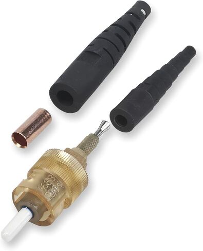 Corning 95-050-51 حزمة من 25 موصل Unicam ؛ ST متوافق. 50 UM Multimode OM2 ؛ يمكن تثبيت الحقل ؛ لا إيبوكسي/لا تلميع. أمبر السكن ، الحذاء الأسود ؛ 0.5 ديسيبل كحد أقصى in Saudi Arabia