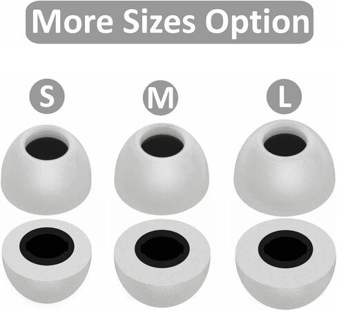 ALXCD Eartips Compatible with Bose New QuietComfort Earbuds, 6 Pairs S/M/L Sizes Soft Silicone Ear Tips Replacement Earbuds Tips, Compatible with Bose New QuietComfort Earbuds 2024 QC, Black sml in Saudi Arabia