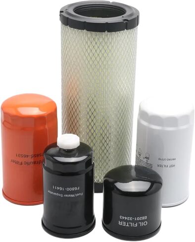 Filter Kit Fits for CK3510/CK4010 HST Tractors with Lube, Fuel, Air, Hydraulic & HST Filters E6201-32443 F6800-16411 E7230-11081 T2185-38031 (HHTAO-37710) T5855-46531 Pack of 5 in Saudi Arabia