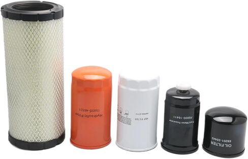 Filter Kit Fits for CK3510/CK4010 HST Tractors with Lube, Fuel, Air, Hydraulic & HST Filters E6201-32443 F6800-16411 E7230-11081 T2185-38031 (HHTAO-37710) T5855-46531 Pack of 5 in Saudi Arabia