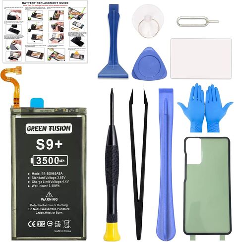 GREEN FUSION Compatible with Galaxy Note 9 Battery Replacement, EB-BN965ABU Battery for Samsung Galaxy Note 9 N960U N960F N9600 with Installation Instruction & Repair Toolkit in Saudi Arabia