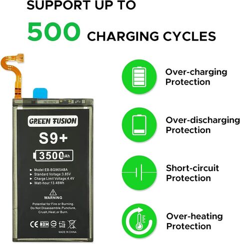 GREEN FUSION Compatible with Galaxy Note 9 Battery Replacement, EB-BN965ABU Battery for Samsung Galaxy Note 9 N960U N960F N9600 with Installation Instruction & Repair Toolkit in Saudi Arabia